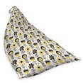 thumbnail image 2 of Abstract Lounger Chair Bag, Continuous Pattern of Surreal Design Flowers, High Capacity Storage with Handle Container, Lounger Size, Champagne Yellow, by Ambesonne, 2 of 5