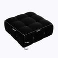thumbnail image 6 of Sdorens Modular Sectional Sofa,L-Shaped Sofa Velvet Couch Free Combination Sofa,Ottoman for Living Room and Apartment,Black, 6 of 6