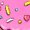AD-Pink, variant on Inktastic Heart Shaped Donut with Pink Icing and Sprinkles Toddler Sweatshirt