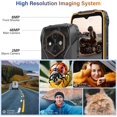 thumbnail image 7 of Ulefone RugKing 4 Pro 16GB 256GB Android 15 rugged phone with 10000 mAh battery, 6.56-inch- Black/Orange, 7 of 7