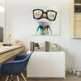 thumbnail image 2 of Yosemite Home Decor 'Hipster Grenouille' Toile en Tissu Multicolore, 2 of 3