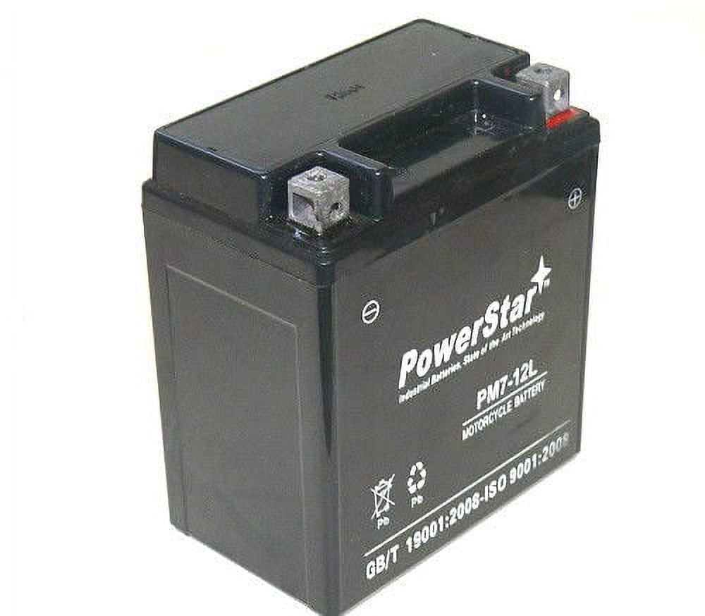 YTX7L-BS PM12-7C 7L-BS Motorcycle Battery Replaces UTX7L by PowerStar