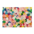 thumbnail image 7 of Yayeee Bath Rug for Bathroom Floor Non Slip Rectangle Fluffy Soft Absorbent Mat, 16"x24", Pink Colorful Circles, 7 of 7