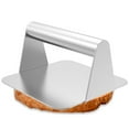 thumbnail image 1 of YOPTOP Presse à Burger Générique Robuste en Acier Inoxydable avec Poignée pour Gril à Surface Plane Antiadhésif, Carré, 1 of 9