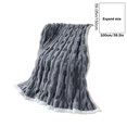 thumbnail image 3 of EDHITNR Lightweight Soft Throw Blanket Checkered Blanket for Couch Sofa Bed, Breathable Warm Blanket for all Season Use, Cute Blankets for Women, Blue, 3 of 6
