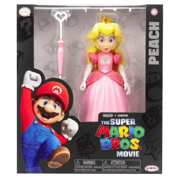 The Super Mario Bros. Feature Peach Collectible Action Figures, Multicolor