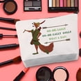 thumbnail image 5 of LEVLO Robin Fox Cosmetic Make Up Bag Robin Fans Gift Oo-De-Lally Oo-De-Lally Golly What a Day Makeup Zipper Pouch Bag For Women Girls, 5 of 6