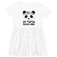 thumbnail image 3 of Inktastic My Yiayia Loves Me Yia Yia Bear Girls Toddler Dress, 3 of 5