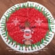 thumbnail image 4 of Advancent de árbol de Navidad para sala de estar, dormitorio, árbol de Navidad, alfombra redonda, tela no tejida, 80cm de diámetro, 2020 Kits de decoración para fiestas Ciervo Advancent HA002355-03, 4 of 6