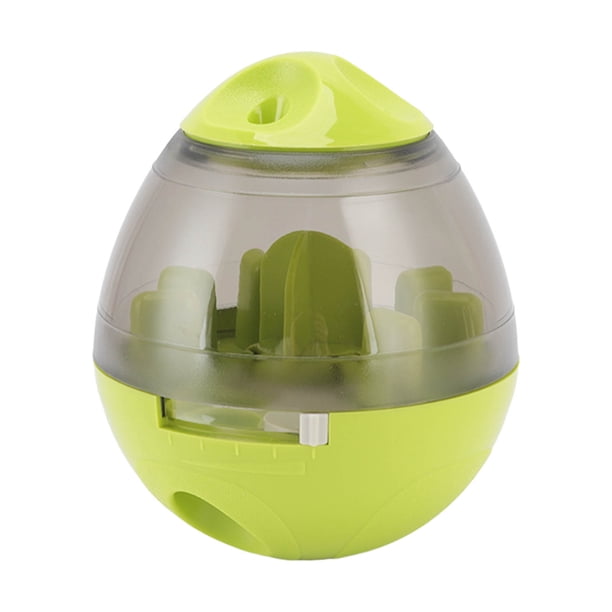 Bola dispensadora de comida para mascotas, juguete interactivo de entrenamiento de memoria, alimentador lento para perros, rompecabezas para cachorros y gatos, color verde claro