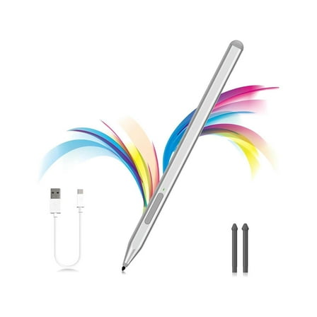 Stylus Pen for Microsoft Surface Pro 12/11/10/9/8/X/7 /6/5/4/3/Surface 3, Surface Go 3/2/1, Surface Laptop/Studio/Book 4/3/2/1 with Eraser Side Button,Palm Rejection,Tilt Function,1024 Pressure