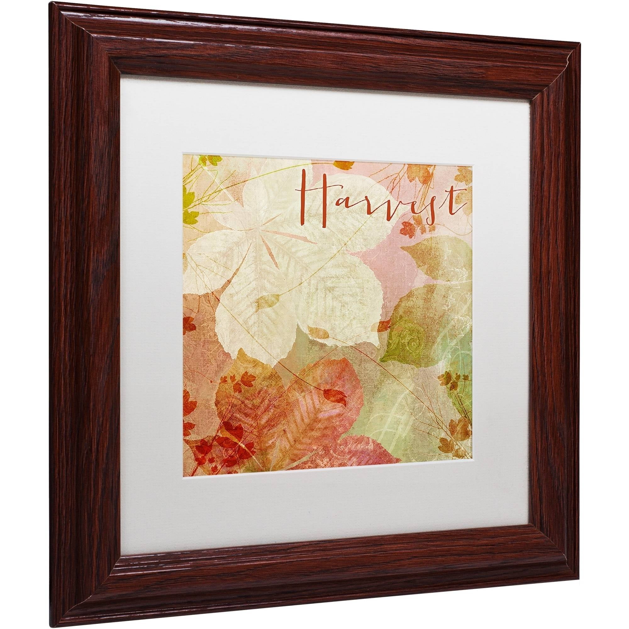 Trademark Fine Art "October Pastel II" Canvas Art by Color Bakery White Matte, Wood Frame