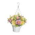 thumbnail image 5 of deevoka Artificial Hanging Flowers in Basket Chain Flower Pot for Garden Spring Lawn F, 5 of 9