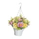 thumbnail image 5 of Flores artificiales colgantes en maceta con cadena para terraza, interior y exterior. Estilo F, 5 of 9