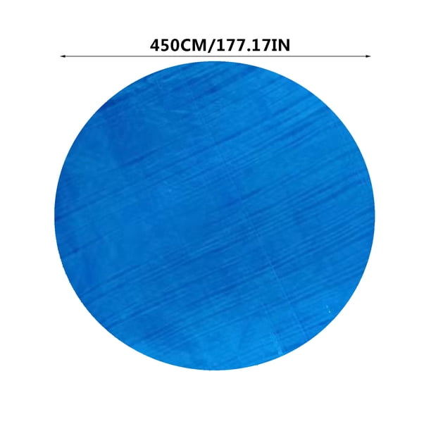 Fiudx Cubierta para Piscina, Función de Calentamiento Solar, Reduce La Evaporación Del Agua, Diseño Flotante, Piscinas Elevadas, Material Plateado Duradero, Tamaños de 2,4 M, 3 M, 3,6 M y 4,5 M