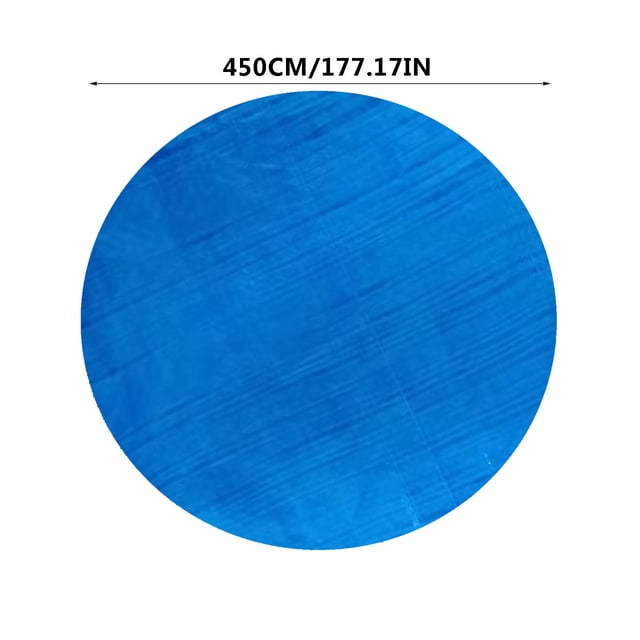 WREESH Round Pool Cover Protector Foot Above Ground Black Protection Swimming Pool