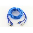 thumbnail image 2 of Bullz Audio (B15TR) Blue 15' Triple Shielded RCA Cable, 2 of 3