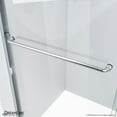 thumbnail image 5 of DreamLine Alliance Pro 56-60 in. W x 70 3/8 in. H Semi-Frameless Bypass Sliding Shower Door in Satin Black and Clear Glass, 5 of 5