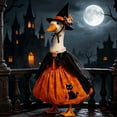 thumbnail image 4 of OugPiStiyk Porch Goose Outfits,Goose Clothes for 23 Inch High Cement Plastic Lawn Goose Statue Clothing, Pumpkin Witch Suit for Lawn Goose Statue Clothes, Suitable for Party Yard Outdoor, 4 of 8