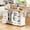 White, variant on Harper & Bright Designs Kitchen Island with Drop Leaf and Wheels, Kitchen Storage Cart with Drawers and Storage Rack, Rolling Kitchen Island with Power Outlet, White