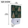 thumbnail image 4 of Elegant Christmas Trees LED Night Light Sensor Lamp Plug-in Adjustable Brightness 2 Pack, 4 of 7