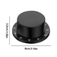 thumbnail image 2 of Tssuoun Kitchen Timer Mechanical Stainless Clock Cooking Timing Reminder Tools Stop Watch Accessories Black Timer, 2 of 9