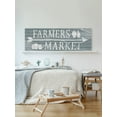 thumbnail image 6 of Marmont Hill Farmer's Market Open White Wood Wall Art, 15" x 45", 6 of 7