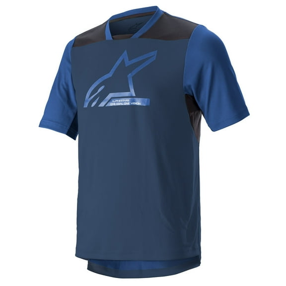 Alpinestars Drop 6 V2 MTB Cycling Jersey - Short Sleeve Blue-2XL