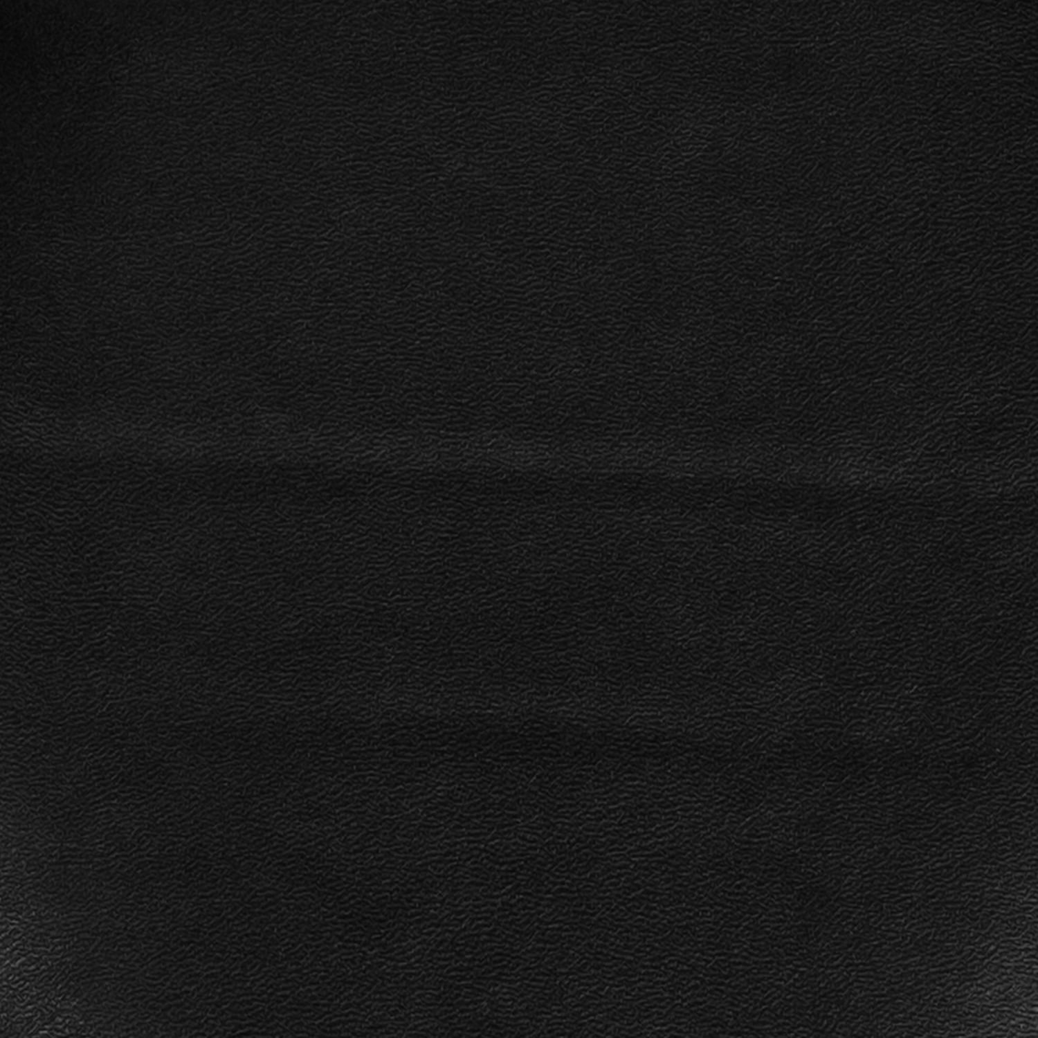 U-Shaped Memory Foam No Slip Back 16 x 17 Faux Leather Chair Pad Cushion 2 Pack - Black