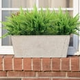 thumbnail image 5 of 12 Bundles Artificial Ferns for Outdoors Boston Fern Large Greenery UV Resistant Shrubs for Garden Front Porch Window Box Indoor Outside Decoration, 5 of 7