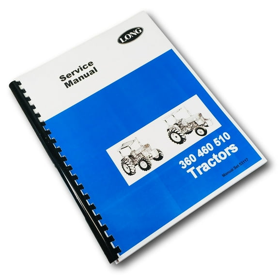 Long 360 460 510 Tractor Service Repair Shop Manual Technical Shop Book Overhaul