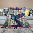 thumbnail image 2 of ONETECH  I Am Always with You Hummingbird Blankets Soft Warm Sherpa Hummingbird Throw Blankets for Kids and Adults Hummingbird Gifts for Women and Girls, 2 of 6