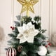 thumbnail image 5 of 1 Pieza de la Flor de Simulación de la Decoración Del Árbol de Navidad - Flor de Simulación de Tela - Decoración de la Escena de la Boda / Fiesta / Sala - Regalo de Vacaciones, 5 of 6