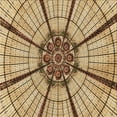 thumbnail image 1 of Ahgly Company Indoor Square Patterned Saddle Brown Area Rugs, 7' Square, 1 of 6