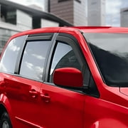 Voron Glass In-Channel Extra Durable Rain Guards for Dodge Grand Caravan 2008-2020, Window Deflectors, Vent Window Visors, 4 Pieces - 200506
