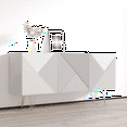 thumbnail image 2 of Giza 3D 63" Sideboard - White, 2 of 5