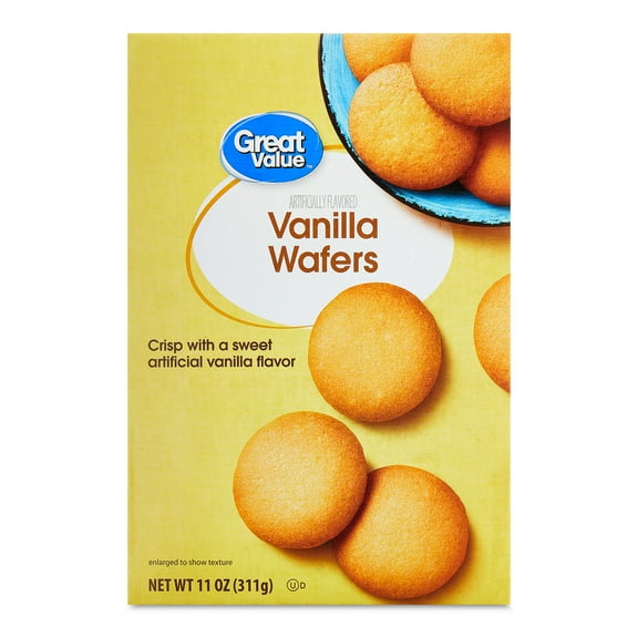 Great Value Vanilla Wafer Cookies, 11 oz, 1 Count