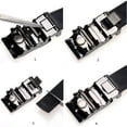 thumbnail image 5 of EASTIN Ceinture Robe à Cliquet en Cuir Véritable pour Hommes avec Boucle Automatique, 5 of 5