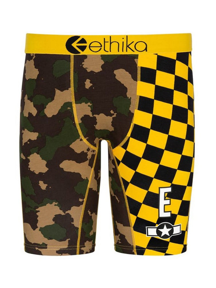 Ethika - Ethyka Yellow Print Assorted Mustang Boxer Briefs Man's ...