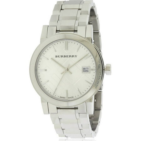 Burberry Large Check Stainless Steel Women's Watch, BU9100