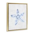 thumbnail image 3 of Stupell Industries Soft Watercolor Blue Starfish Gold Framed Floater Canvas Wall Art, design by Camila Juncos, 31 x 25, 3 of 9