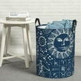 thumbnail image 6 of ZICANCN Laundry Basket Organizer, Zodiac Universe Planet Collapsible Hamper for Bathroom Bedroom Laundry Room, Small Size, 6 of 7