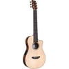 Cordoba Mini II EB-CE, Spruce Ebony, Small Body, Acoustic-Electric Cutaway Guitar & Guitar String Set M, Mini R & Mini O Series-E Tuning (05280)