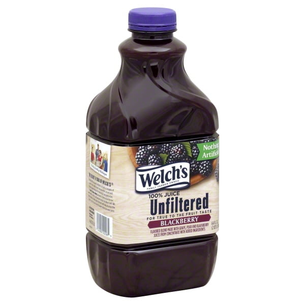 Welch's Unfiltered 100 Blackberry Juice, 64 Fl. Oz.