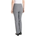 thumbnail image 3 of Hilary Radley Womens Pull On Pant (Black/Off-White/Gray Combo, XX-Large), 3 of 4