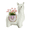White, variant on chaungfeng 6inch Cute Alpaca Pots, Blue Animal Decorative Ceramic Planters for Indoor Gardens and Cacti, Colorful Office and Home Decor for Living Room,Kitchen,Desk