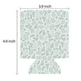 thumbnail image 3 of 2 Pieces Can Cooler Sleeves Insulated Collapsible Can Sleeves Green Leaf Botanical Soda Beer Can Covers for Energy Drink & Beer, 3 of 3