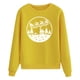 thumbnail image 3 of Gibobby Sudadera navideña Mujeres Sudadera Feliz Navidad Fácil Collar de manga larga Impreso camisa rubia(Amarillo,G), 3 of 5