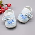 thumbnail image 4 of Cartoon Pattern Shoes for Baby Boy Girls Casual Cotton Whale Print Shoe Toddler Striped Soft Sole Shoes First Walkers Blue 12-18M, 4 of 7