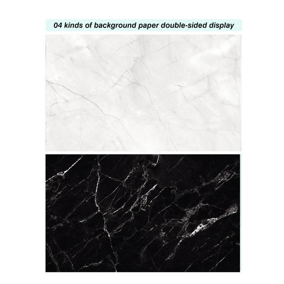 thinson Double-Sided Wood Grain Background Paper Waterproof Paper Photography Backdrop Plate